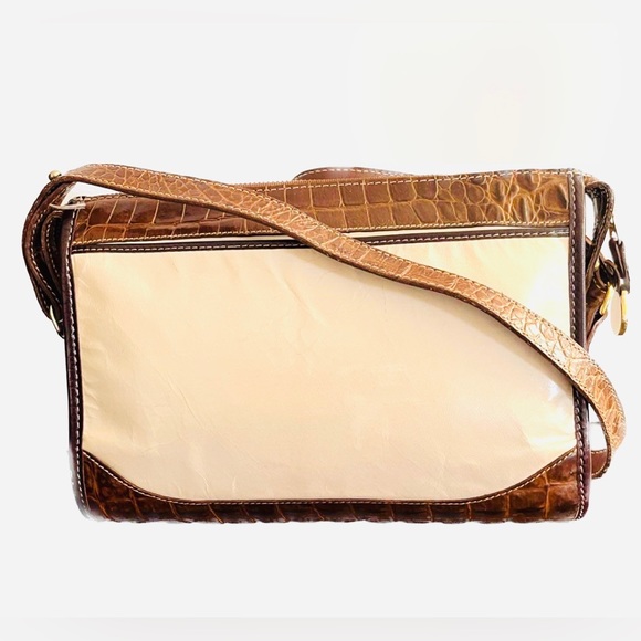 BRAHMIN Croc embossed leather multifunctional Shoulder/Crossbody/clutch bag - Picture 3 of 14